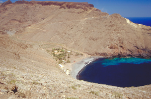 Foto Playa de Avalo im Norden von S. Sebastian auf La Gomera