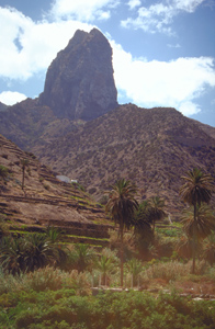 Foto vom Vulkankegel Roque Cano bei Vallehermosa