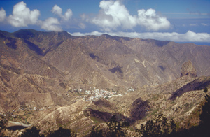 Im Norden von La Gomera befindet sich das Vallehermoso