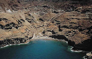 Strand von Tiritaña kurz vor Mogan