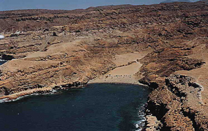 Playa Cruz de Pierdra im Süden von Gran Canaria